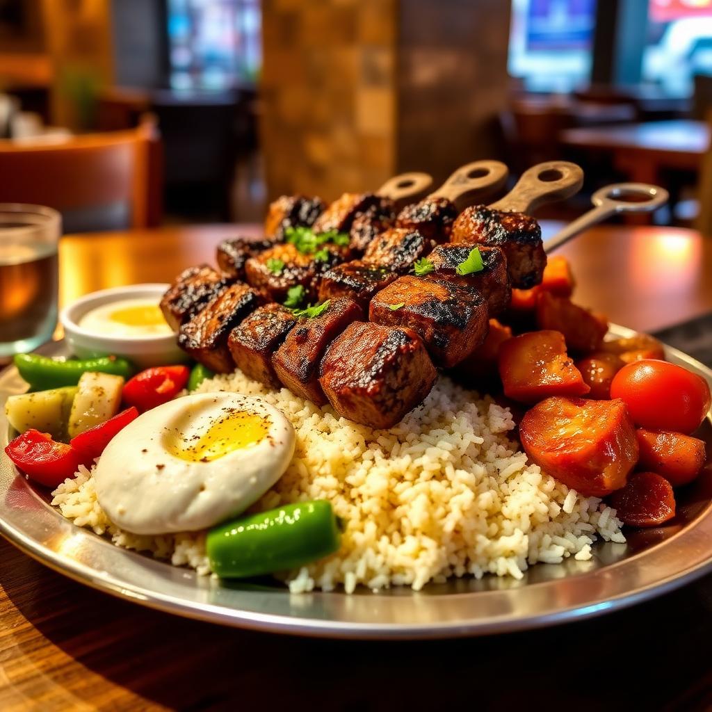 Beef Kebab Platter
