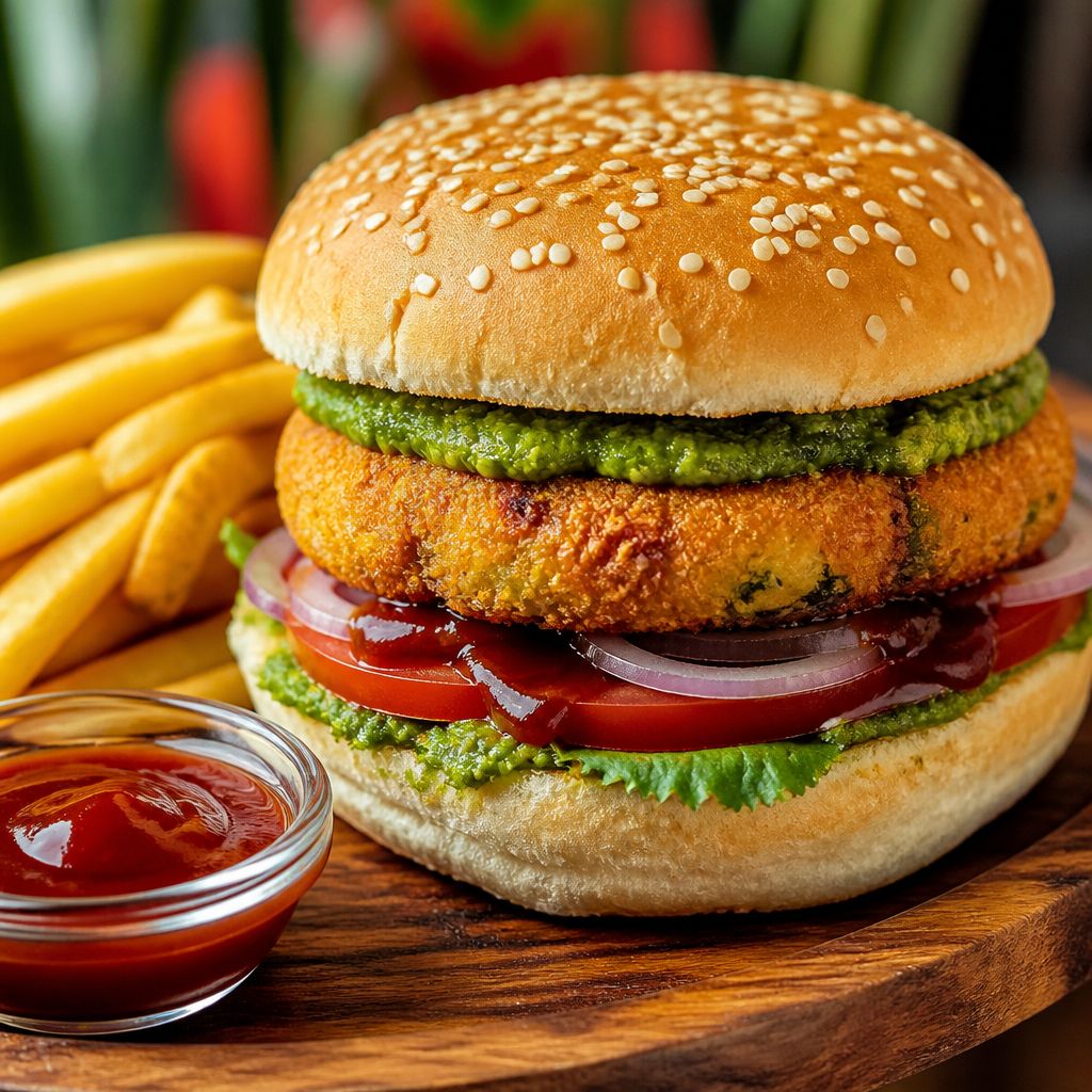 Aloo Tikki Burger